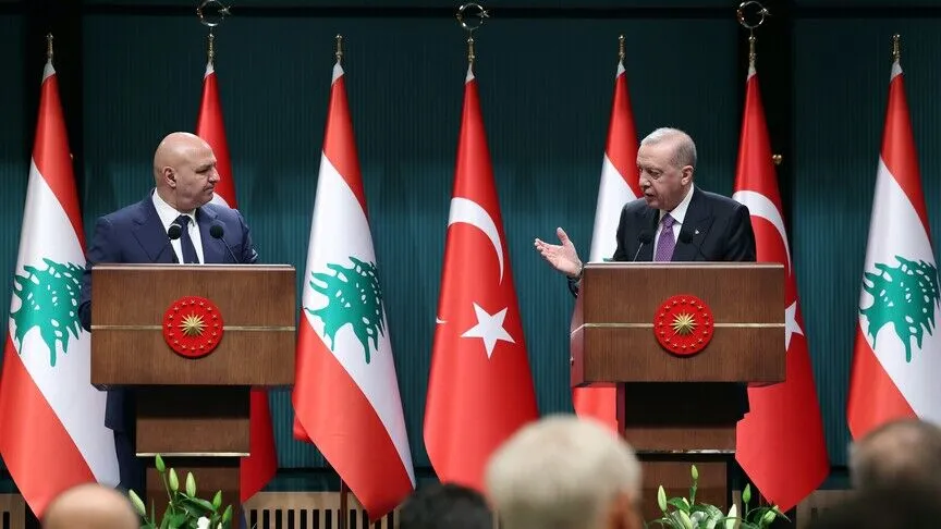أردوغان يؤكد مواصلة تركيا دعم لبنان وعون: شراكة البلدين يجب أن تكون جزءاً من صناعة المستقبل