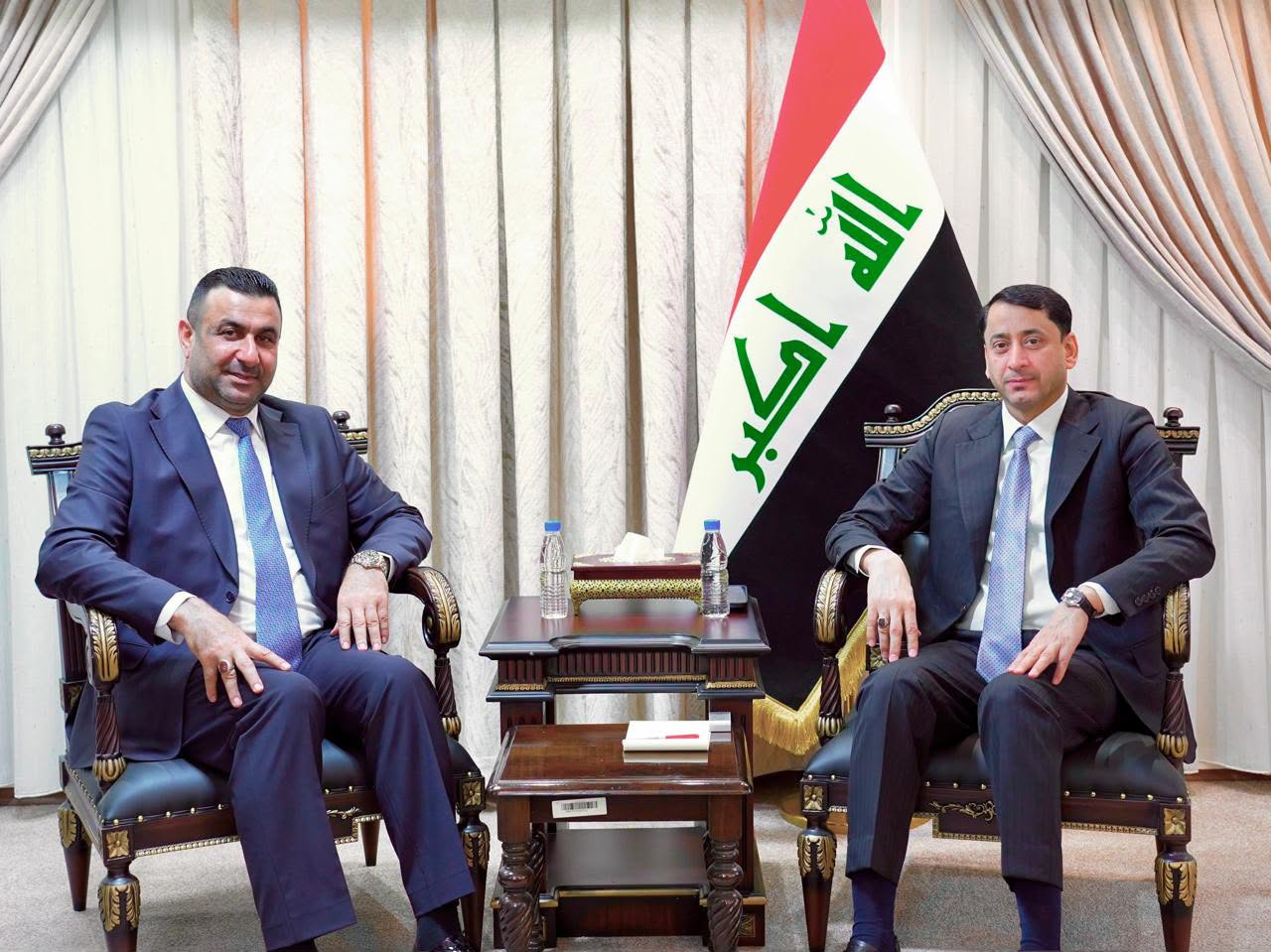 المحمدي والغزي يبحثان سبل تعزيز التنسيق بين مؤسسات الدولة