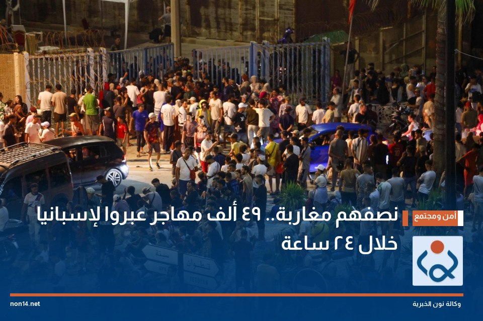 نصفهم مغاربة.. 49 ألف مهاجر عبروا لإسبانيا خلال 24 ساعة