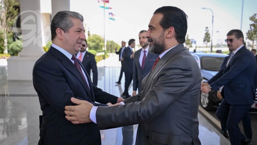 بارزاني والحلبوسي يجددان دعمهما لحكومة الزيدي