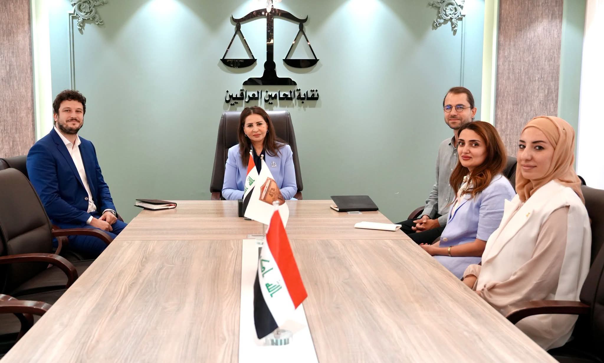 نقيب المحامين العراقيين تبحث مع برنامج الامم المتحدة الانمائي تفعيل قانون المساعدة القانونية