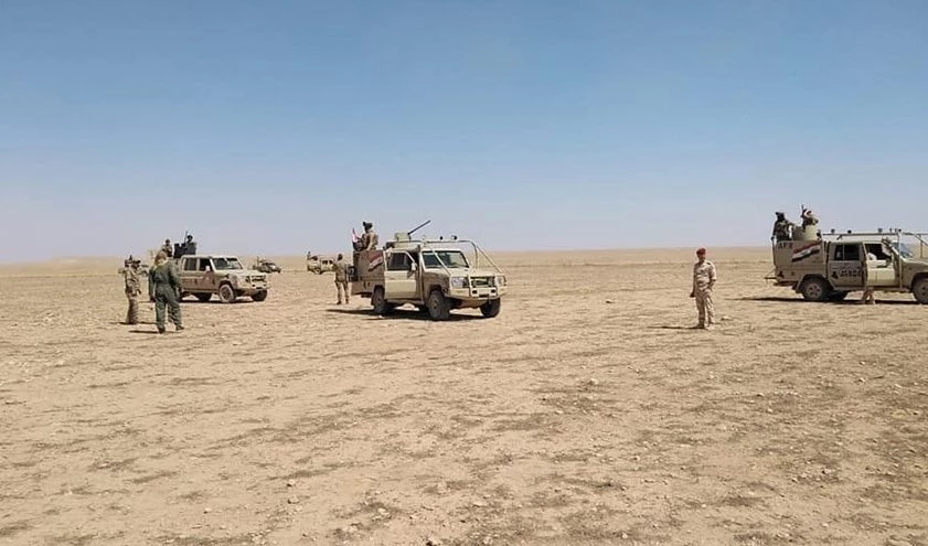 الحشد الشعبي يتخذ تدابير مشددة اثر تحليق طيران مجهول غربي الرمادي