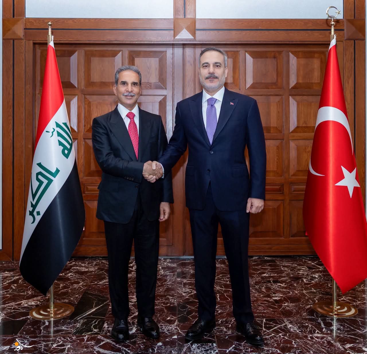 القاضي زيدان وفيدان يبحثان ملف المحكومين والموقوفين الأتراك في العراق